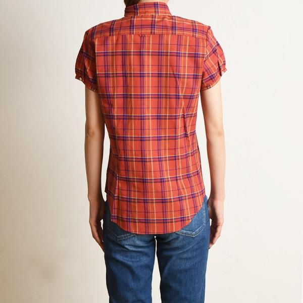 年春夏新作 ジムフレックス Gymphlex パフスリーブ チェック柄半袖シャツ ボタンダウンシャツ レディース J 0645bgm Buyee Buyee 日本の通販商品 オークションの代理入札 代理購入