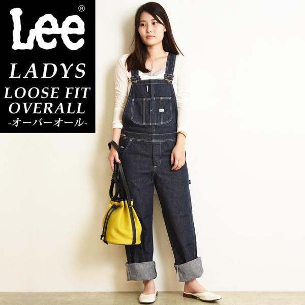 新品未使用　タグ付き　Lee　ルーズシルエット オーバーオール　ブラック　S Lee リー ダンガリーズ DUNGAREES オーバーオール ライト