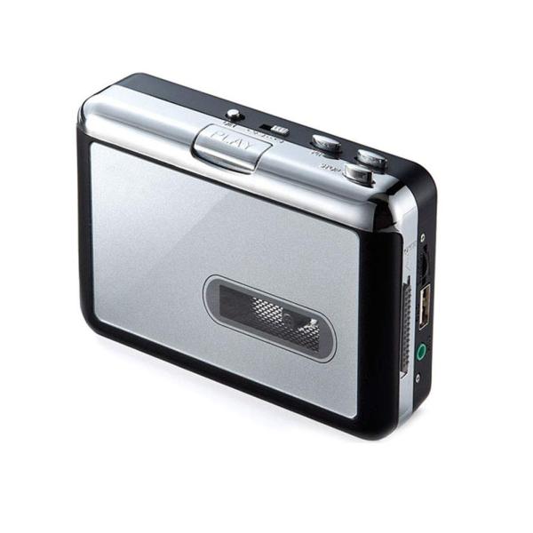 HIL PC不要カセットテープ USB変換プレーヤー カセットテープデジタル化 MP3コンバーターMP3の曲を自動分割USBメモリー保存