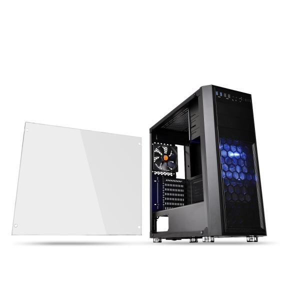 他サイト： Thermaltake Versa H26 Black /w casefan ミドルタワー型PCケース [ブラックモデル] CS7070 CA-1J5の商品画像