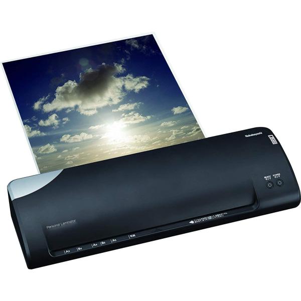 他サイト： ナカバヤシ ハイスペック ラミネーター 4本ローラー A3 ブラック Z2761の商品画像