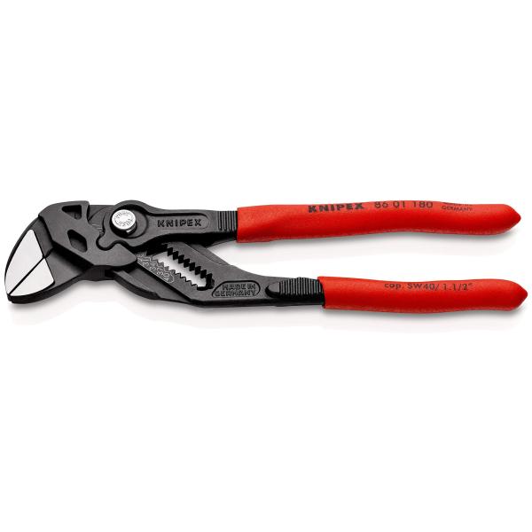 他サイト： クニペックス KNIPEX 8601-180SB プライヤーレンチ プラスチックコーティングハンドル 8601-180SBの商品画像