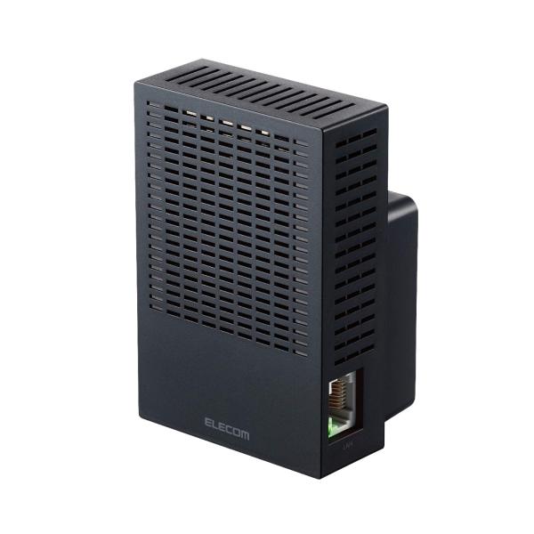 他サイト： エレコム WiFi 無線LAN 中継器 11ac 867+300Mbps 離れ家モード搭載 ハイパワータイプ ブラック WTC-C1167GC-Bの商品画像