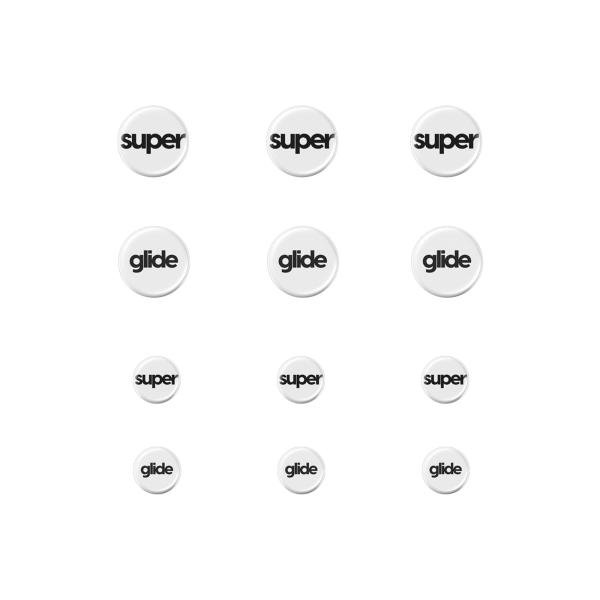 他サイト： Superglide2 (Type-C) マウスソール Universal Dot 6mm + 9mm (12pcs) マウスフィート [ 強化ガラスの商品画像