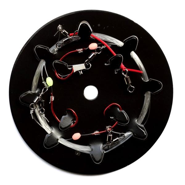 ■直販■ 最強アカムツ胴突仕掛 Light ケイムラレッド針【2枚】/ケイムラピンク針【1枚】セット【計3枚】