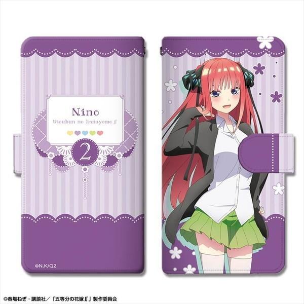 五等分の花嫁 ブックスタイルスマホケース Mサイズ デザイン02 中野二乃 Getchu Com 通販 Yahoo ショッピング