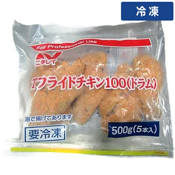 【冷凍便】 ニチレイ Ｔフライドチキン100 100g×5本 1袋 冷凍 フライドチキン 業務用 冷凍食品 鶏肉 チキンステーキ 骨なしチキン 大容量 おかず お弁当 惣菜