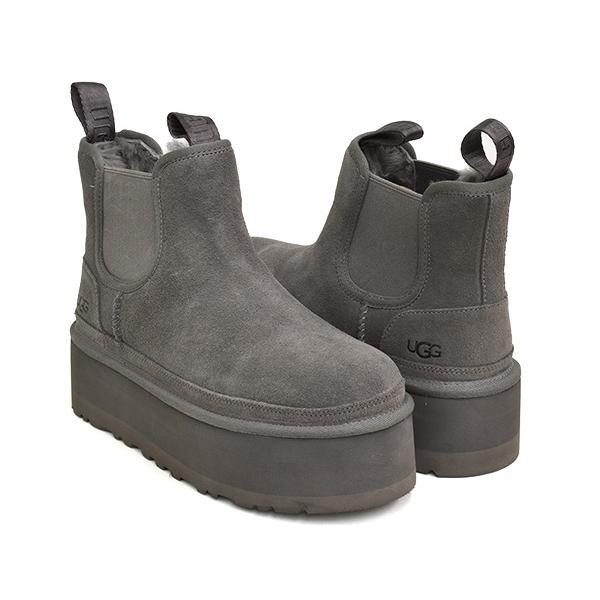 【美品】UGG ニューメル プラットフォーム チェルシー ブーツ　22cm crocs（クロックス） UGG NEUMEL PLATFORM CHELSEA 【アグ ニューメル