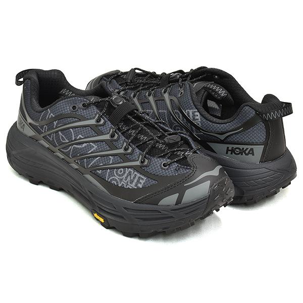 【並行輸入品】[現価格での販売は10/6 0:00まで]HOKA MAFATE THREE2 WORDMARK 【ホカ マファテ スリー2  ワードマーク】 BLACK / OUTER ORBIT
