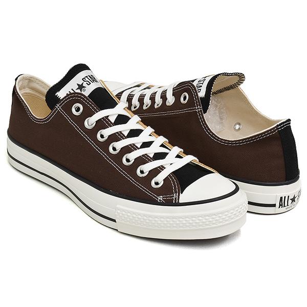 [現価格での販売は9/16 0:00まで]CONVERSE CANVAS ALL STAR J OX 【コンバース キャンバス オールスター ジェー 国内正規品】 DARK BROWN / BLACK / BROWN
