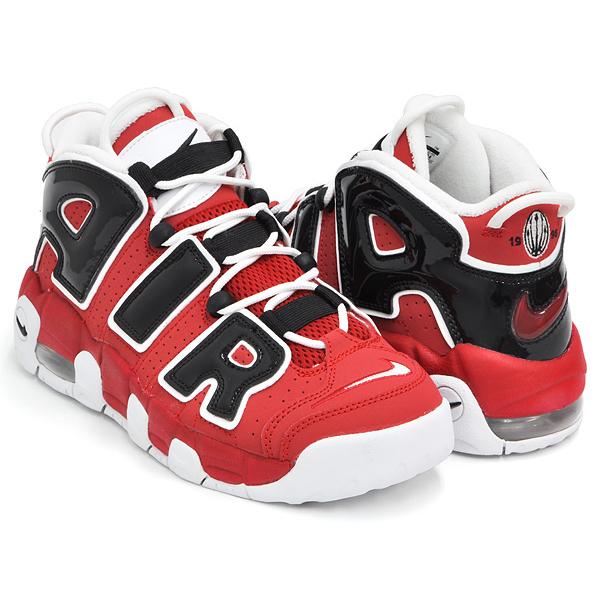 Nike Air More Uptempo Gs Bulls ナイキ エア モア アップテンポ グレード スクール シカゴ ブルズ モアテン Varsity Red White Black 4150 600 Gettry 通販 Yahoo ショッピング