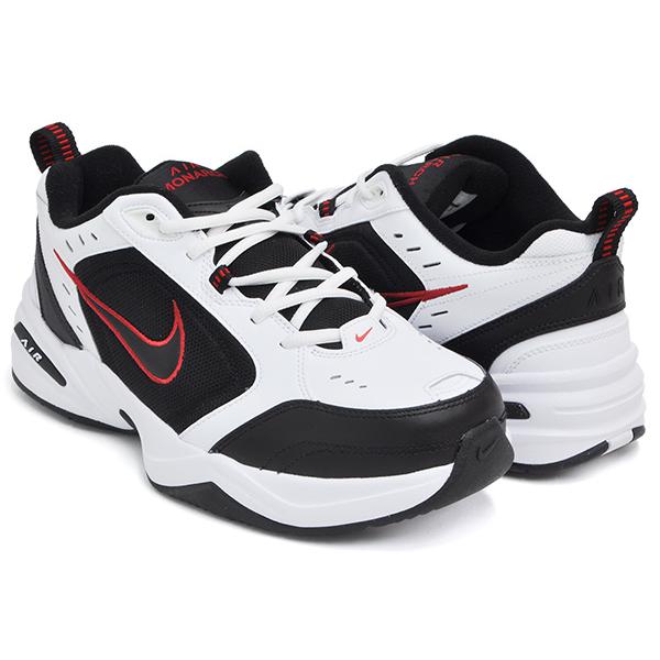 NIKE AIR MONARCH IV 4E 4 4E WHITE BLACK WIDTH 4E