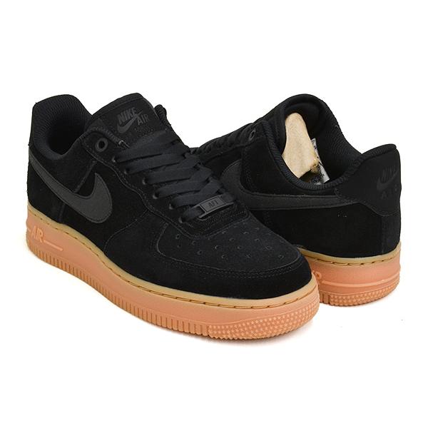 Nike Wmns Air Force 1 07 Se ナイキ ウィメンズ エア フォース スペシャルエディション スウェード ガムソール Black Black Gum Med Brown 0287 002 Gettry 通販 Yahoo ショッピング