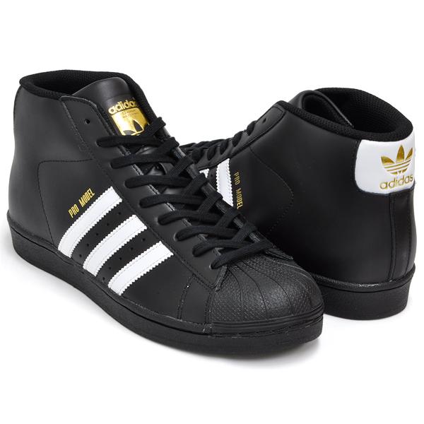 adidas PRO MODEL 【アディダス プロモデル スーパースター】 CBLACK FTWWHT GOLDMT :b39368:GETTRY 通販 アディダス ADIDAS プロ プロモデル スニーカー
