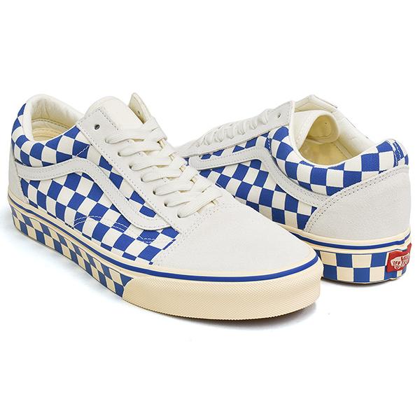 【並行輸入品】[現価格での販売は9/16 0:00まで]VANS OLD SKOOL 【バンズ オールドスクール】  CHECKERBOARD NAVY / MARSHMALLOW