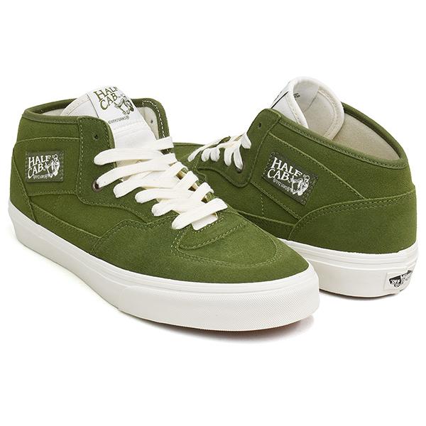【並行輸入品】[現価格での販売は9/16 0:00まで]VANS HALF CAB DECON 【バンズ ハーフキャブ デコン】 SUEDE GREEN