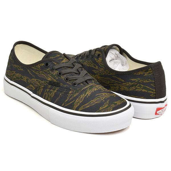 バンズ スケート オーセンティック スニーカー メンズ  タイガーカモ VANS SKATE AUTHENTIC VN000EER9L7 ヴァンズ 迷彩 黒緑 キャンバス VANS（ヴァンズ） 【並行輸入品】 VANS SKATE AUTHENTIC 【バンズ
