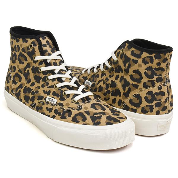 【並行輸入品】[現価格での販売は9/16 0:00まで]VANS AUTHENTIC HI 2.0 【バンズ オーセンティック ハイ 2】 LEOPARD BLACK / INCENSE