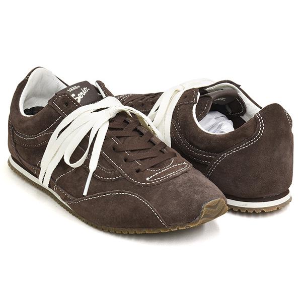 【並行輸入品】[現価格での販売は9/16 0:00まで]VANS PREMIUM LX SLP TRAINER 【バンズ プレミアム スーパー ロープロ トレーナー】 PIG SUEDE BROWN