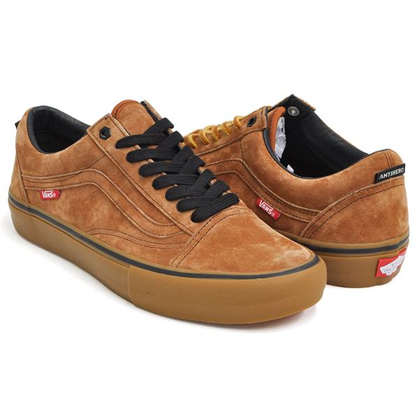 vans old skool pro camel