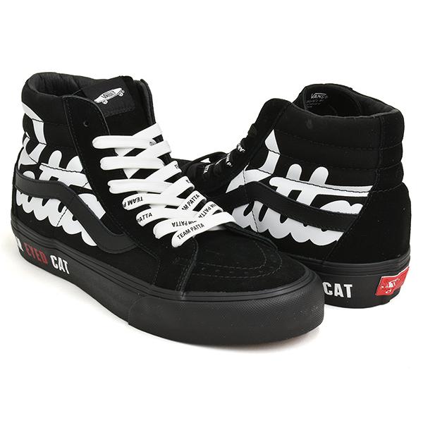 VANS VAULT SK8-HI REISSUE VLT LX 【バンズ ボルト スケートハイ リイシュー エルエックス ラックス パタ】  (PATTA) BLACK / BLACK