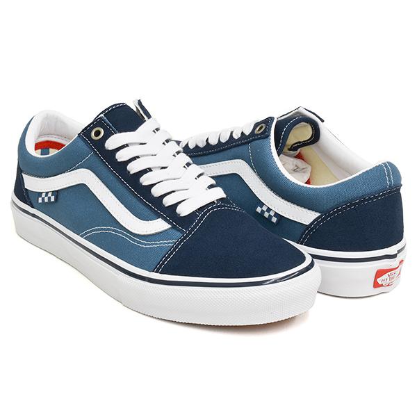 【並行輸入品】[現価格での販売は9/16 0:00まで]VANS SKATE OLD SKOOL 【バンズ スケート オールドスクール】 【スケートボード プロ】 NAVY / WHITE