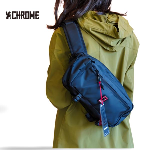 CHROME クローム MINIKADET ミニカデット 自転車 通勤 シティ アウトドア 防水 通学 スリングバッグ ボディバッグ BLACK TARP