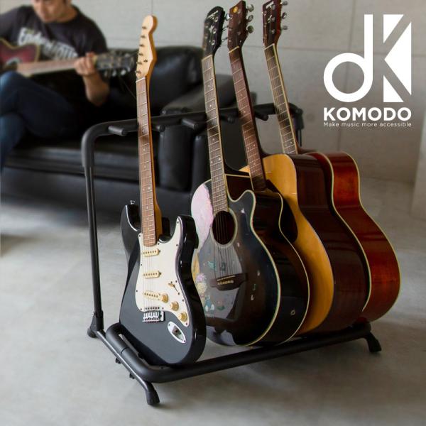 送料無料 ギタースタンド 5本 軽量 シンプル 省スペース エレキギター ベースギター アコースティックギター フォークギター クラシックギター