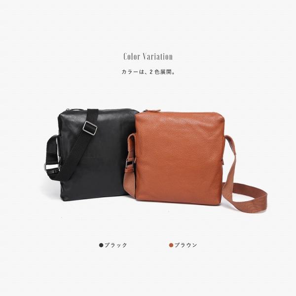ショルダーバッグ メンズ レディース バーゲンセール 本革 牛革 斜めがけ 人気 クリスマス おすすめ ブランド Zero ギフト Create 選べる2色