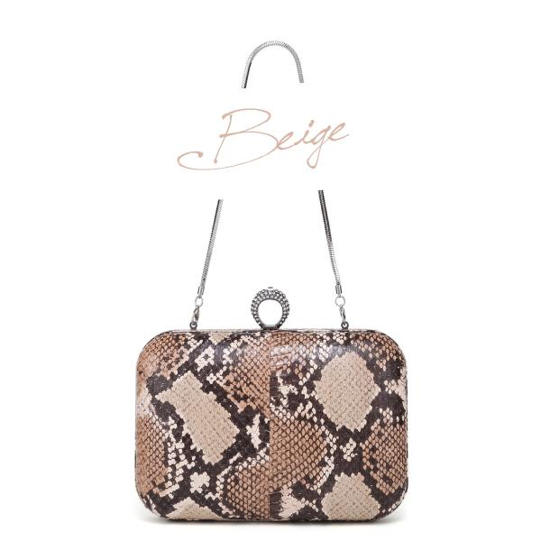 パーティーバッグ パイソン 結婚式 がま口 バッグ ショルダー サブバッグ クラッチバッグ ギフト 蛇革 クリスマス パイソン柄 着後レビューで 送料無料 パイソン革 ヘビ革 蛇本革