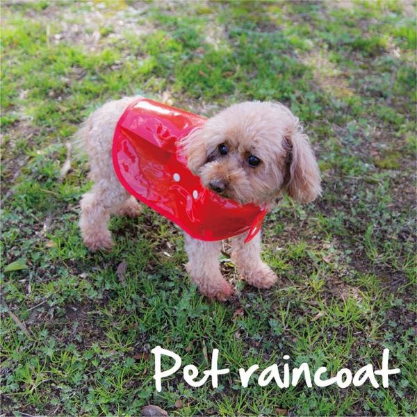 送料無料 レインコート 犬用 小型犬 ポンチョ ペット用品 フード付き 着脱簡単 ドッグ