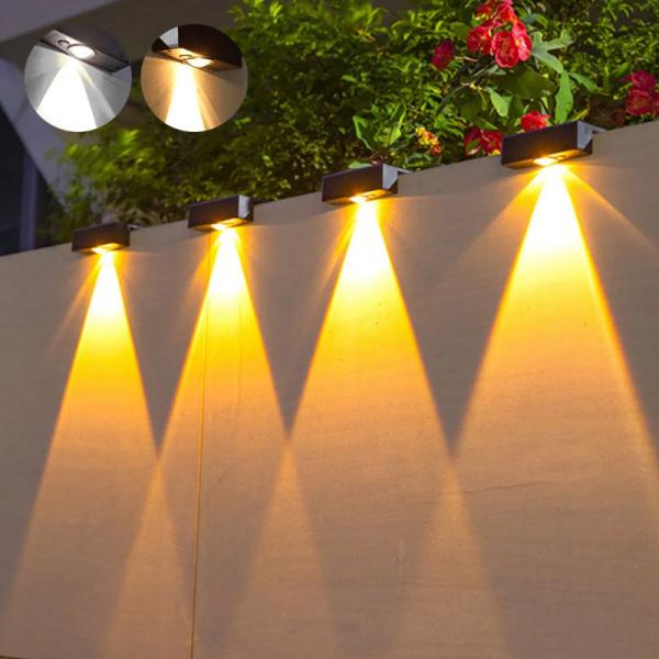 [Release date: August 31, 2024]ソーラーライト 屋外 防水 LEDソーラーライト スポットライト LED おしゃれ インテリア L字型 壁掛け 電球色 暖色 白色 自動点灯 センサー 配線不要 工事不要 充電式...