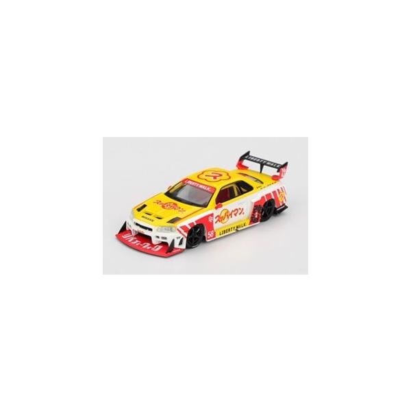 1/64 Nissan LB-ER34 Super Silhouette スッパイマン 沖縄(右ハンドル) MGT01204-R 完成品ミニカー