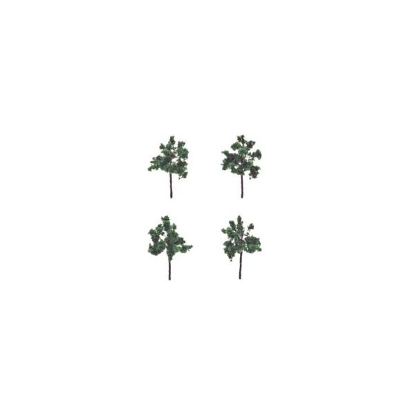 広葉樹（ディープグリーン・4本セット） 8207 Nゲージ