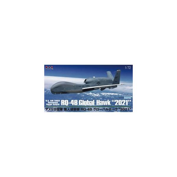 1/72 アメリカ空軍 無人偵察機 RQ-4B グローバルホーク2021 AC-54 組み立て式プラモデル【予約】