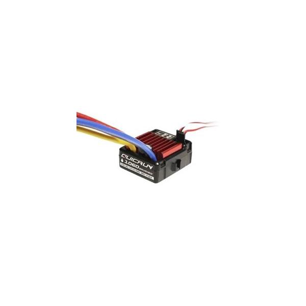 HOBBYWING QuicRUN-WP-1060-Brushed BEC内蔵3A/6V Tプラグ仕様【1/10用】 30120203 RCパーツ