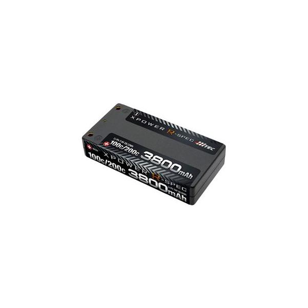 XPOWER R-SPEC Li-Po 7.4V 3800mAh 100C/200C XPR3800S-B RCパーツ