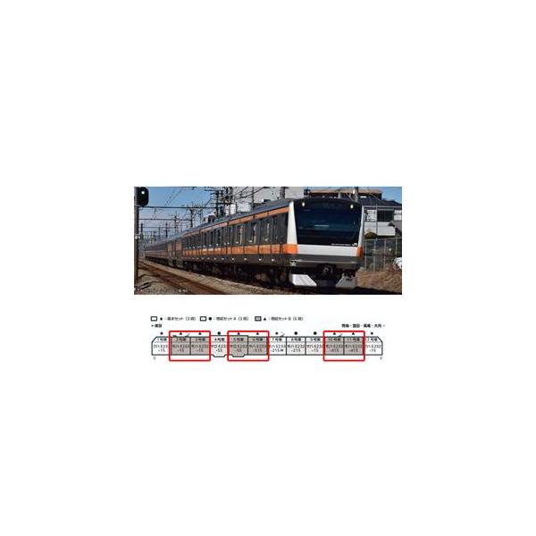 E233系中央線(T編成・グリーン車組込) 増結セットB(6両) 10-2079 N