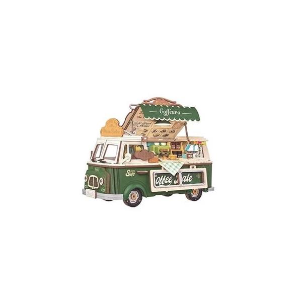 3Dウッドパズル Leo’s Coffee Truck TGS07 DIYキット