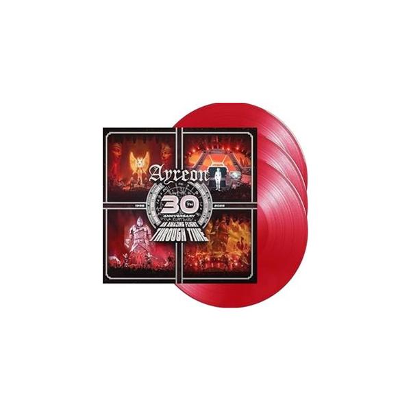 輸入盤 AYREON / 30TH ANNIVERSARY - AMAZING FLIGHT THROUGH TIME （RED） [3LP]