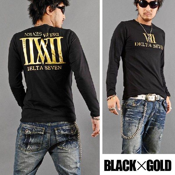 メンズ ブランド ロゴ 箔プリント 長袖 ｔシャツ ブラック ゴールド シルバー ホワイト 黒 銀 金 白 悪羅悪羅 ソウルジャパン メンズ ナックル Buyee Buyee 日本の通販商品 オークションの代理入札 代理購入