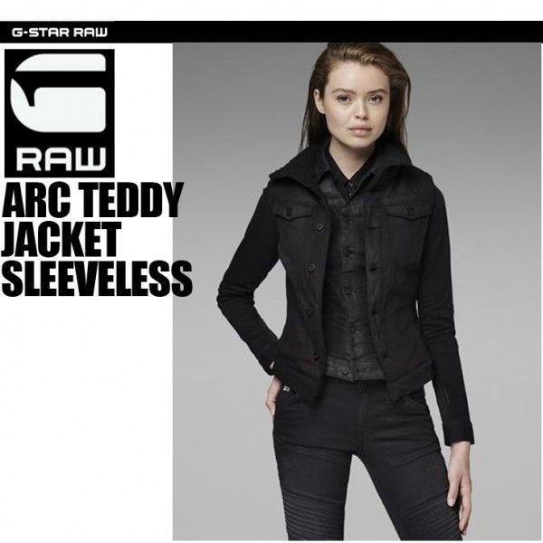 G-STAR RAW (ジースターロー）ARC TEDDY JACKET SLEEVELESS (アーク
