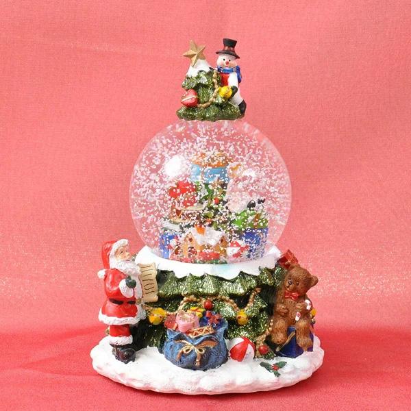送料無料】【クリスマス】【LEDで光ります】【スノードーム】【X