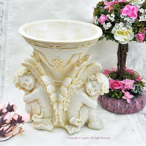天使　プランター　ガーデン　置物　ヨーロピアン　園芸　鉢　アンティーク　置物　庭 天使 プランター ガーデン 置物 ヨーロピアン 園芸 鉢 アンティーク