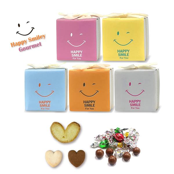 CC ハッピースマイリーグルメ ★スマイル スマイリー お菓子 クッキー スイーツ バラマキ イベント 子供 大人[HW]