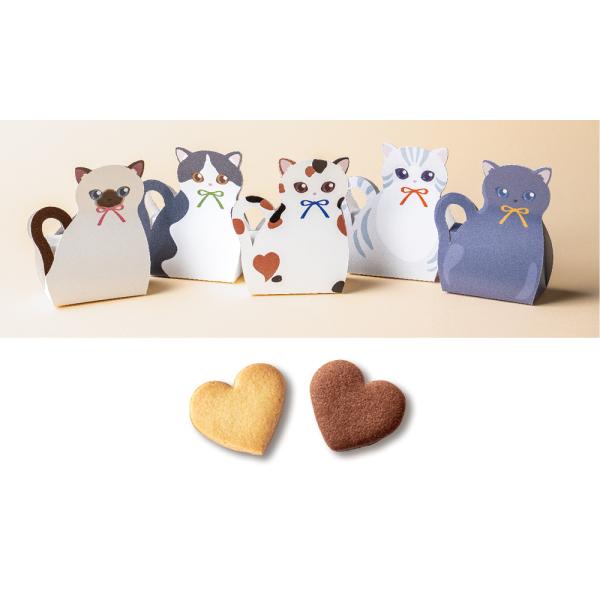 ニャンクス　(クッキー）★クッキー 猫 ネコ お洒落 プレゼント ばらまき ウェディング 2次会 おしゃれ かわいい 可愛い 内祝い プレゼント 贈り物[CO-2022]