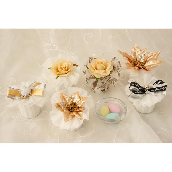 シュシュ単品1個★ お菓子 ドラジェ プチギフト 結婚式 安い 退職 お見送り 可愛い お洒落[HF-2023]