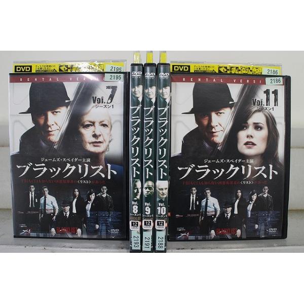 DVD ブラックリスト シーズン1 7〜11巻 計5本セット ※ケース無し発送
