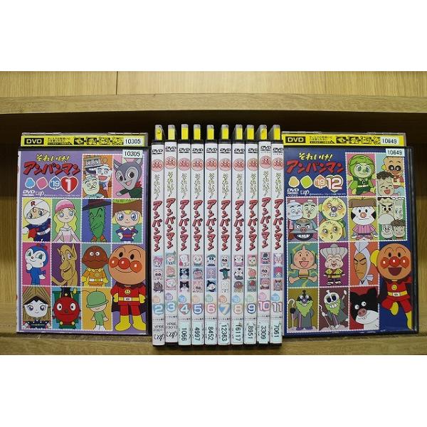DVD それいけ!アンパンマン '19 全12巻 レンタル落ち ケース無し発送