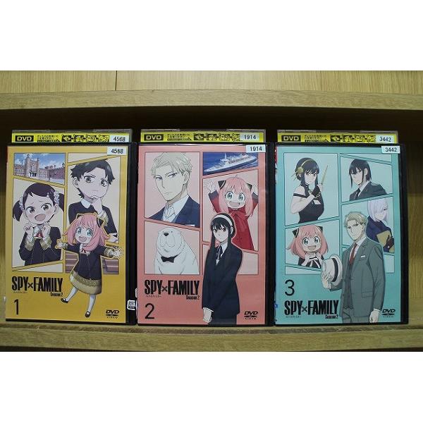 DVD SPY×FAMILY スパイファミリー Season2 全3巻 ※ケース無し発送